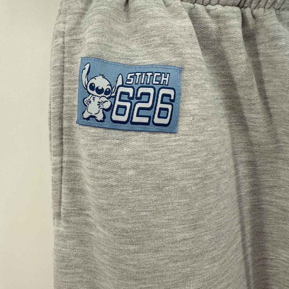 Disney Stitch Women's Embellished Cargo Joggers Gray Size S 3/5 - Picture 5 of 8